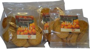 Biscuits à l'argousier BIO lot de 3 sachets de 170 g