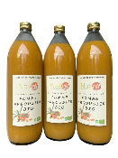 Pur jus Pomme Argousier BIO Lot de 3 bouteilles de 1L